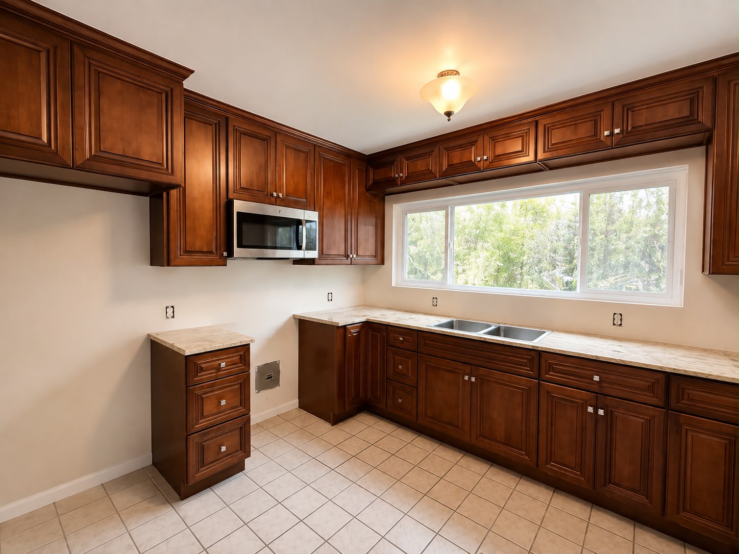 Kitchen after remodel with new cabinetry and finishes — Los Angeles